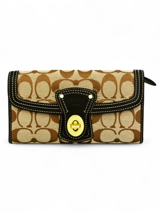 Coach Handbags - COACH Classic Trifold Wallet in Signature Canvas